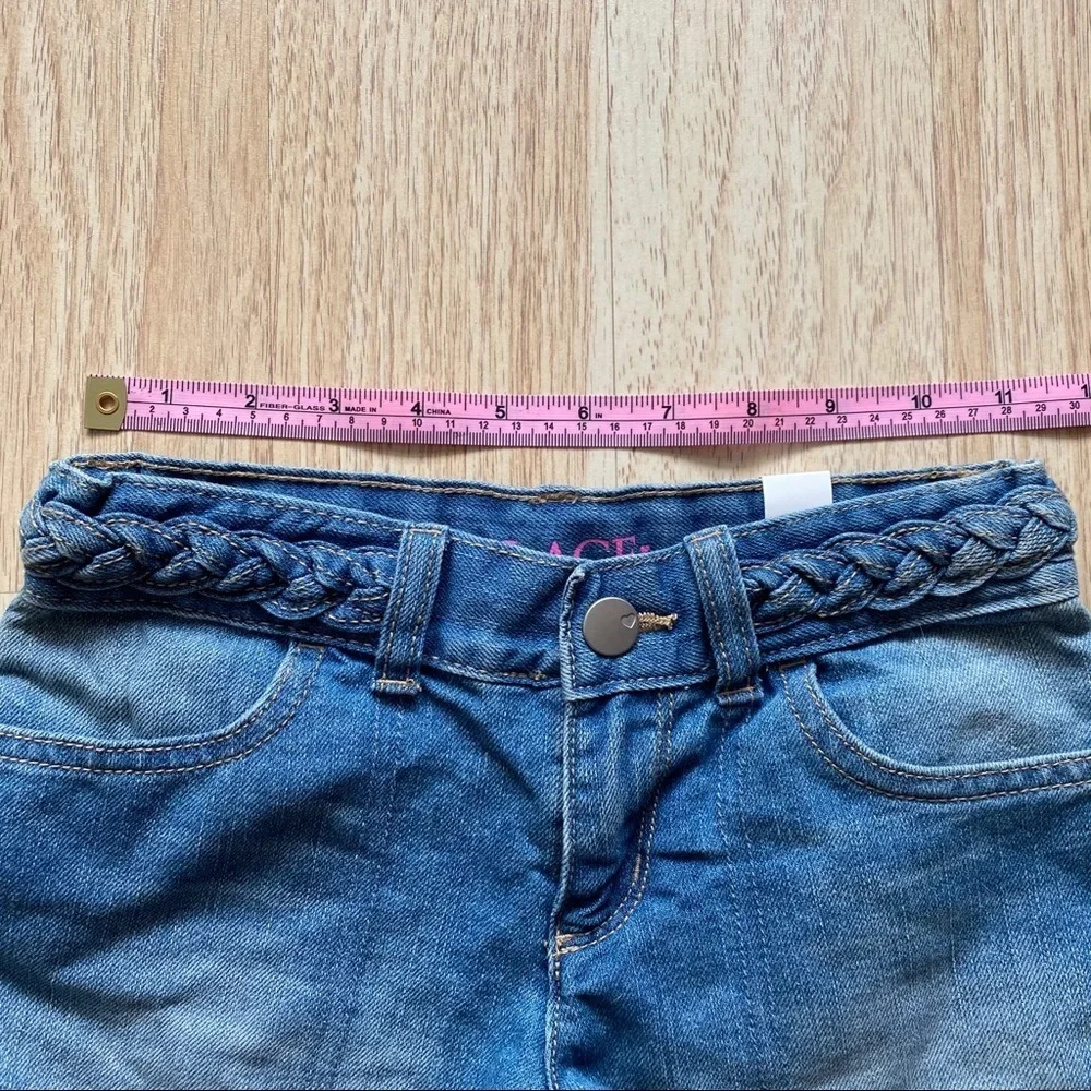 ⭐️3/$25 The Children’s Place Denim Shorts Braided Waist